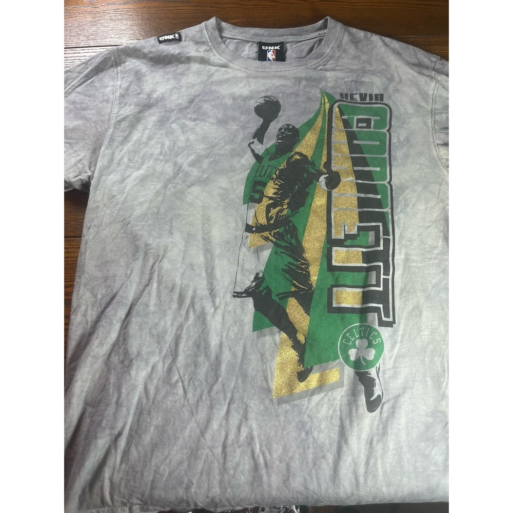 Kevin Garnett Boston Celtics T-Shirt Mens XL Y2K NBA Dunking UNK #5